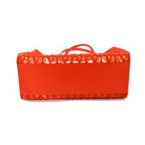 Valentino Shopping Tela Arancio