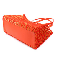 Valentino Shopping Tela Arancio