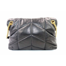 Saint Laurent Puffer Pelle Nera