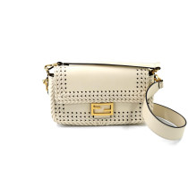 Fendi Baguette Pelle Bianca
