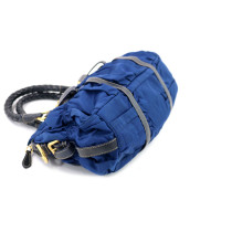 Prada Shopping Tela Blu