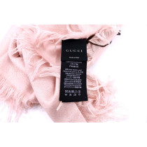Gucci Stola Lana, Seta e Viscosa Rosa