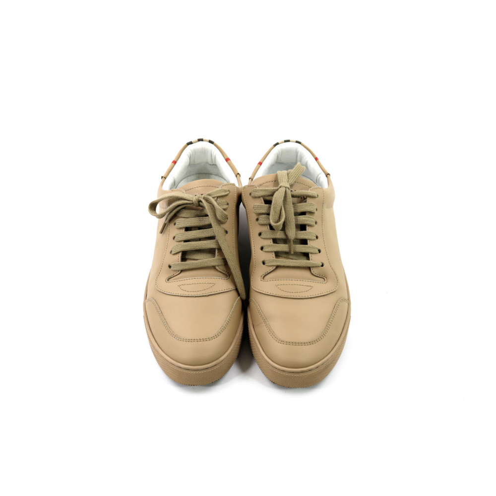 Burberry Sneaker Pelle Beige