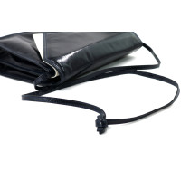 Bottega Veneta Shopping Vintage Pelle Blu e Panna