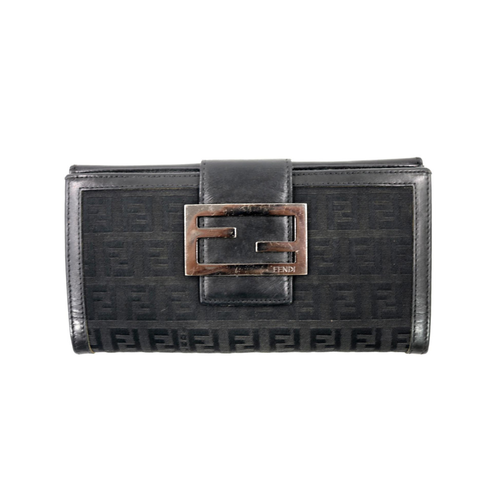 Fendi Portafoglio Pelle Nera