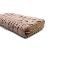Miu Miu Portafoglio Matelasse Pelle Rosa
