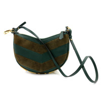 Fendi Fendigraphy Mini Pelle e Camoscio Verde