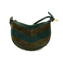 Fendi Fendigraphy Mini Pelle e Camoscio Verde