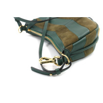 Fendi Fendigraphy Mini Pelle e Camoscio Verde