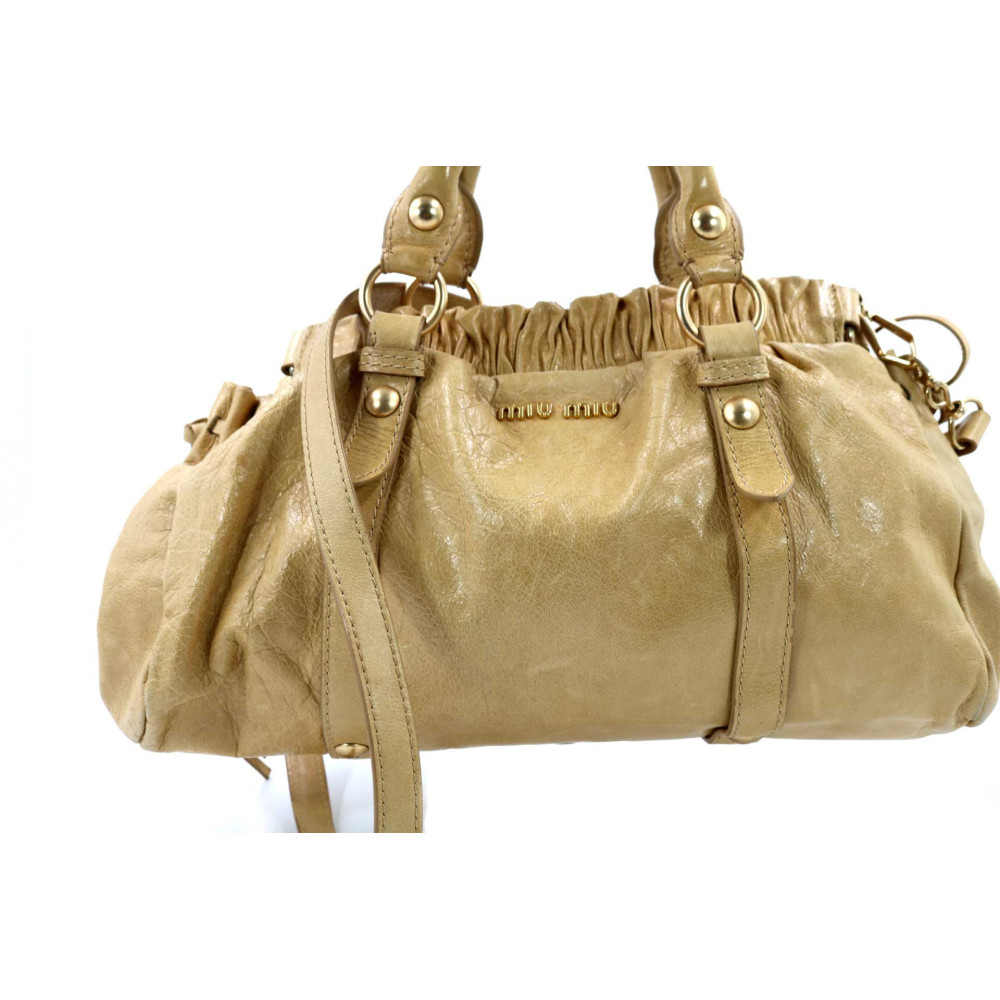 Miu Miu Lux Pelle Beige