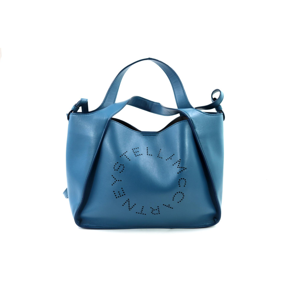 Stella McCartney Tote Bag Blu Ottanio