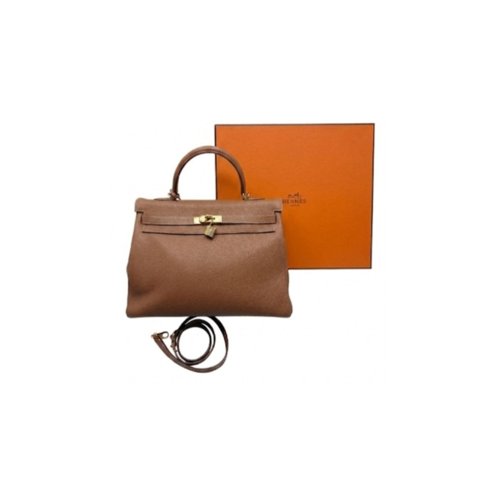 Hermès Kelly 35 Cuir Togo Gold