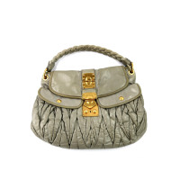 Miu Miu Coffer Pelle Matelasse Ghiaccio