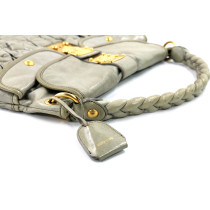 Miu Miu Coffer Pelle Matelasse Ghiaccio