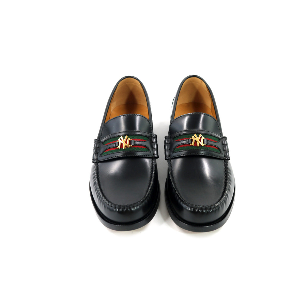 Gucci Mocassini Pelle Lucida Nera