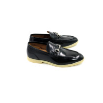 Gucci Mocassini Pelle Lucida Nera