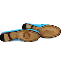Gucci Mocassini Camoscio Azzurro