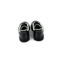 Gucci Sneakers Pelle Lucida Nera