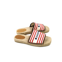 Gucci Ciabatte Espadrillas Tessuto Multicolor
