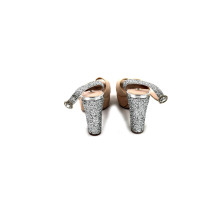 Miu Miu Sandali Camoscio Beige e Argento