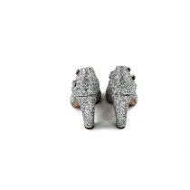 Miu Miu Sandali Glitter Argento