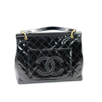Chanel Tote Bag Shopping Vernis Nera