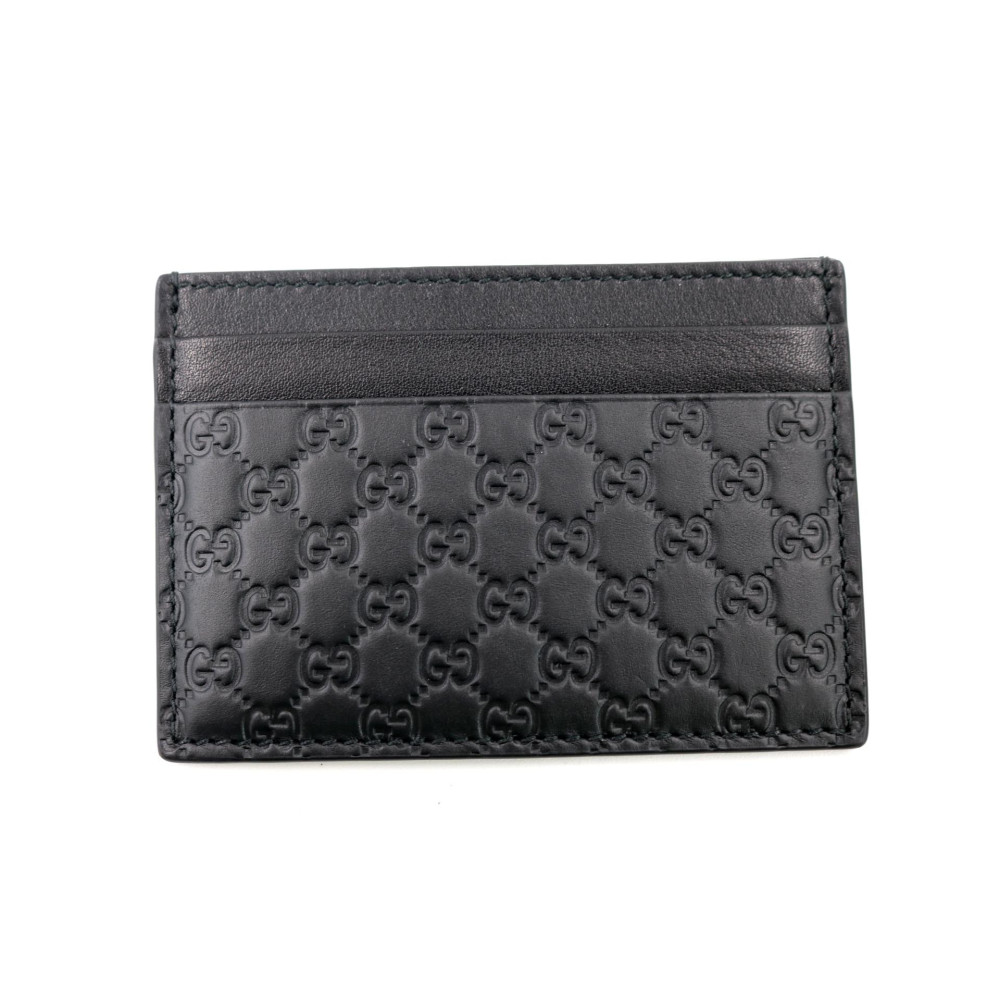 Gucci Portacarte Pelle Microguccissima Nera