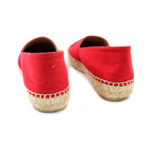 Prada Espadrillas Tela Rossa