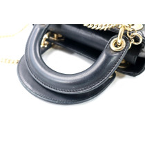 Dior Lady Dior Mini Pelle Nera