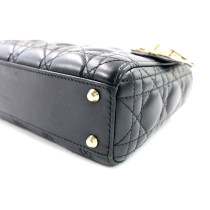 Dior Lady Dior Mini Pelle Nera