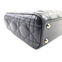 Dior Lady Dior Mini Pelle Nera