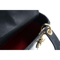 Dior Lady Dior Mini Pelle Nera