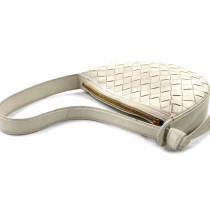 Bottega Veneta Sunrise Mini Pelle Bianca