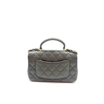 Chanel Classic Flap Mini Pelle Grigia