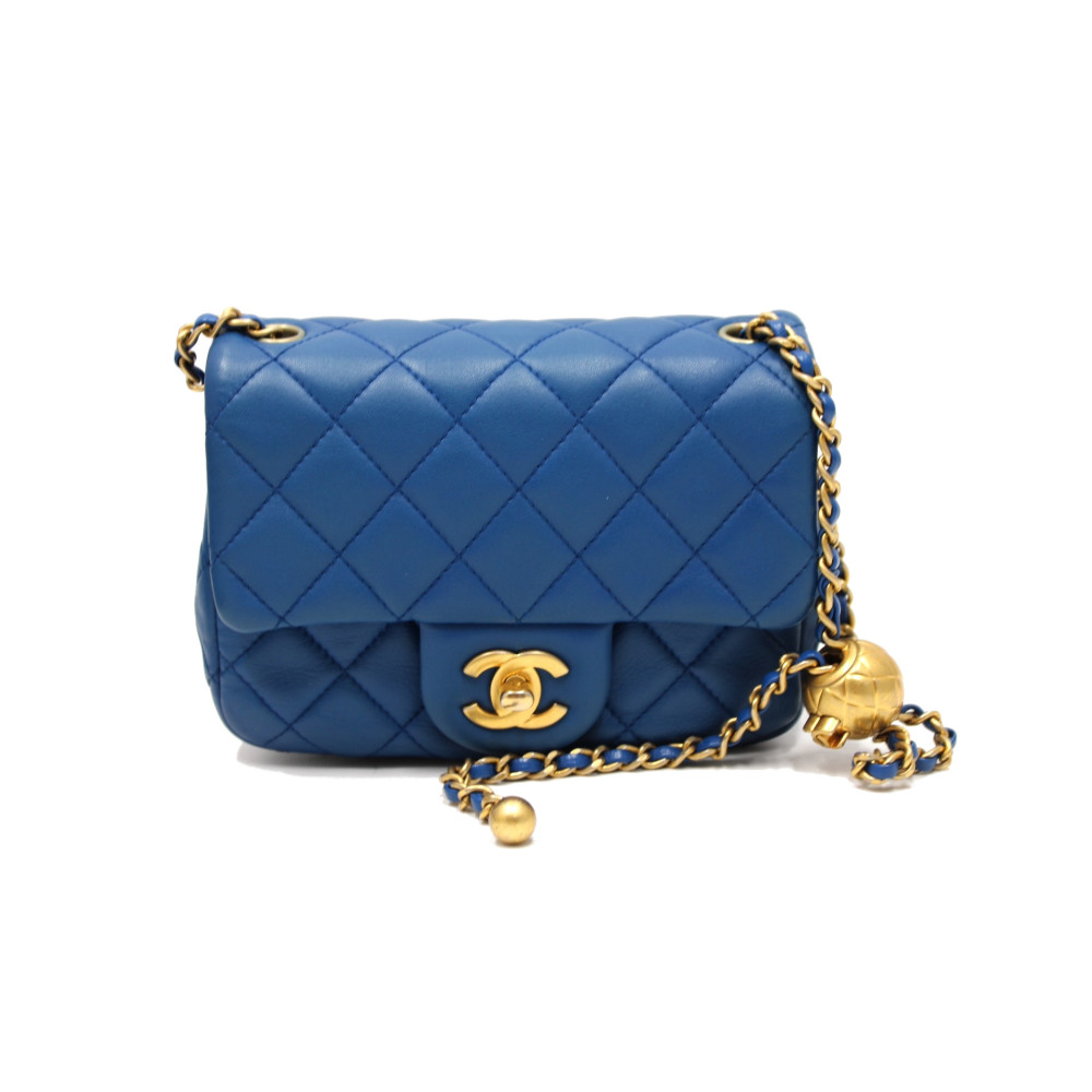 Chanel Mini Square Blu