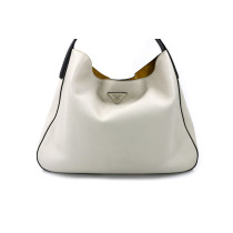 Prada Sacca Pelle Vitello e Daino Talco