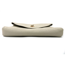 Saint Laurent Pochette Cassandre Pelle Crema
