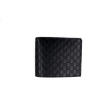 Gucci Portafoglio Bifold Pelle Microguccissima Nera