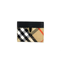 Burberry Portacarte Check Beige