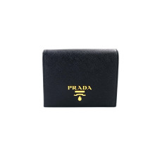 Prada Portafoglio Piccolo Pelle Saffiano Nera