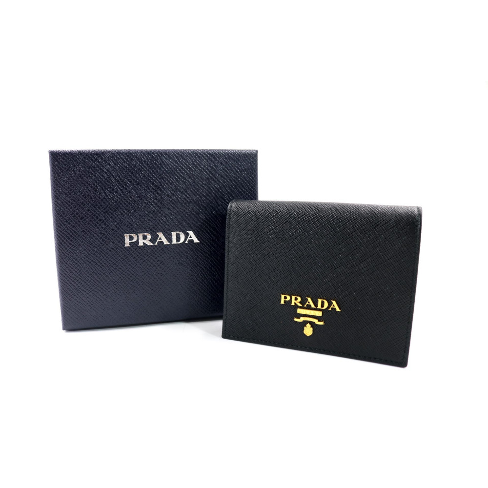 Prada Portafoglio Piccolo Pelle Saffiano Nera