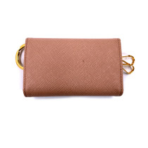 Prada Portachiavi Pelle Saffiano Nude