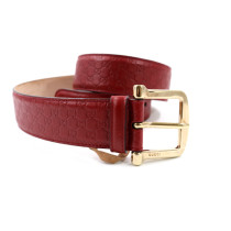 Gucci Cintura Pelle Rossa