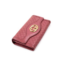 Gucci Portafoglio Pelle Microguccissima Rosa