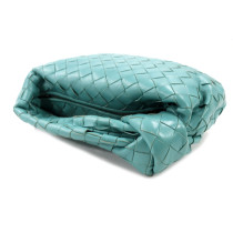 Bottega Veneta Jodie Mini Pelle Turchese