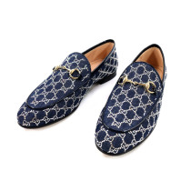 Gucci Mocassini Denim Blu