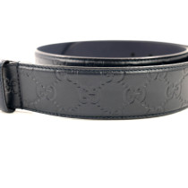 Gucci Cintura Pelle Blu Navy