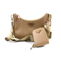 Prada Re Edition 2005 Pelle Saffiano Beige