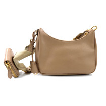 Prada Re Edition 2005 Pelle Saffiano Beige