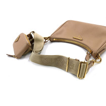 Prada Re Edition 2005 Pelle Saffiano Beige